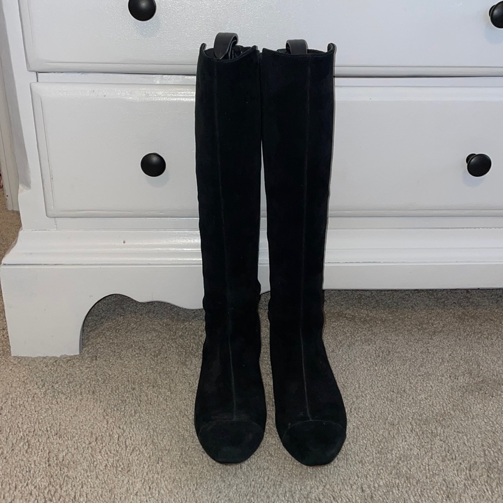 Tory Burch Suede Knee High Boots sz 6